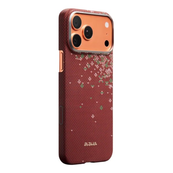 Фото - Чохол для смартфону Pitaka Edge Ultra-Slim Case Sakura Hours Daybreak Red for iPhone 17 Pro (SH1701PD)
