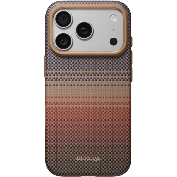 Фото - Чохол для смартфону Pitaka Summa Supreme Craft Case Sunset for iPhone 18 Pro/17 Pro (KI1802SP)