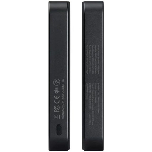 Фото - Батарея мобильная Pitaka Aramid Fiber Magnetic Qi2 10 000mAh Twill Black/Grey (PBQ2501)