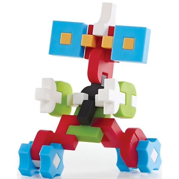 Фото - Пластиковый конструктор Guidecraft IO Blocks Дорожный набор с дополненной 3d реальностью, 59 деталей (G9604)