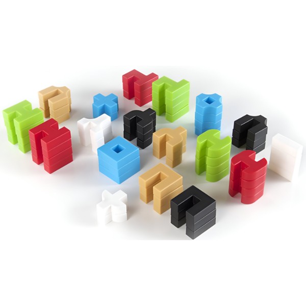 Фото - Пластиковый конструктор Guidecraft IO Blocks Дорожный набор с дополненной 3d реальностью, 59 деталей (G9604)