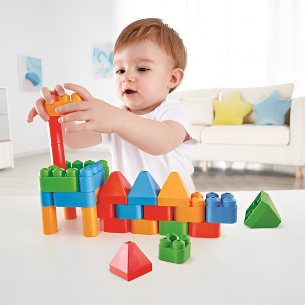 Фото - Пластиковий конструктор PolyM Архітектор 30 деталей (760005)