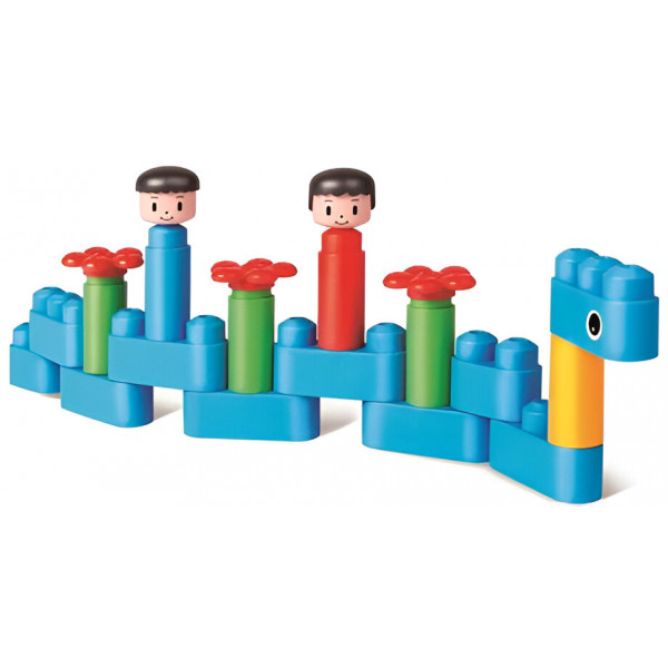 Фото - Пластиковий конструктор PolyM Ігровий майданчик 110 деталей (760011)