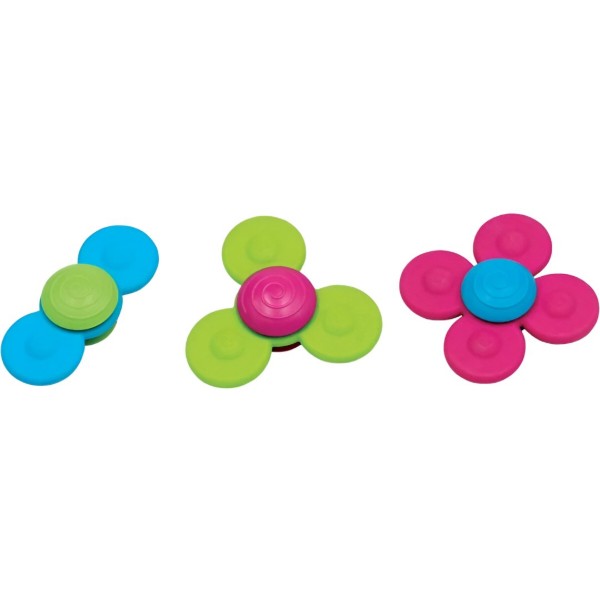 Фото - Прорезыватель Fat Brain Toys Whirly Squigz 3 шт. (F210ML)