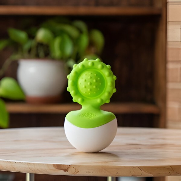 Фото - Прорезыватель Fat Brain Toys dimpl wobl зеленый (F2173ML)