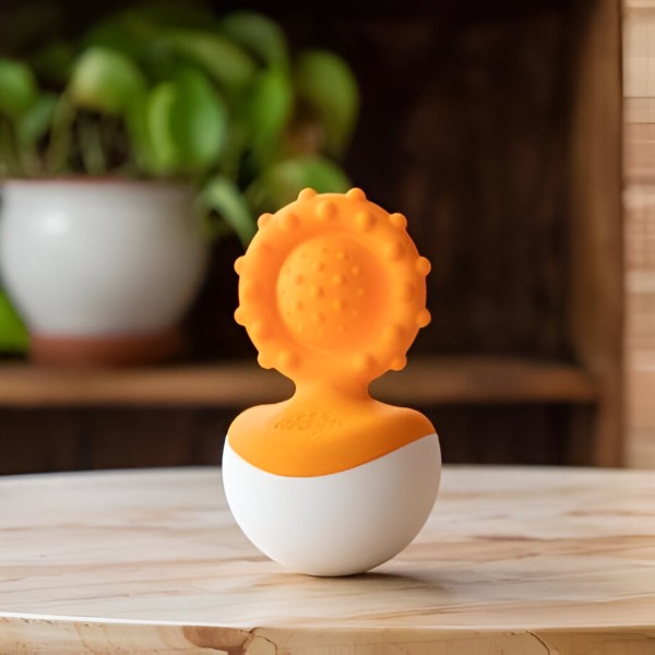 Фото - Прорезыватель Fat Brain Toys dimpl wobl оранжевый (F2172ML)