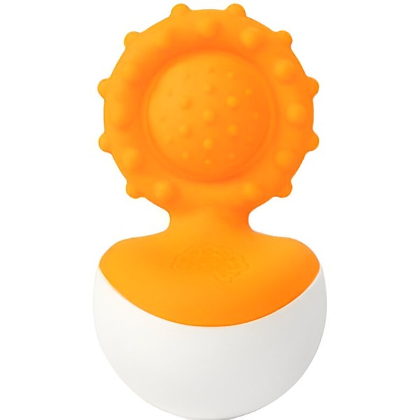 Фото - Прорезыватель Fat Brain Toys dimpl wobl оранжевый (F2172ML)