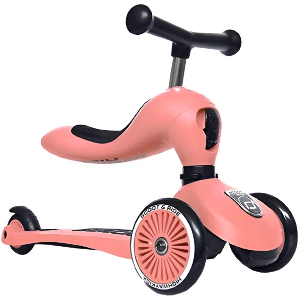 Фото - Трёхколёсный самокат Scoot&Ride Highwaykick-1 (SR-160629-PEACH)