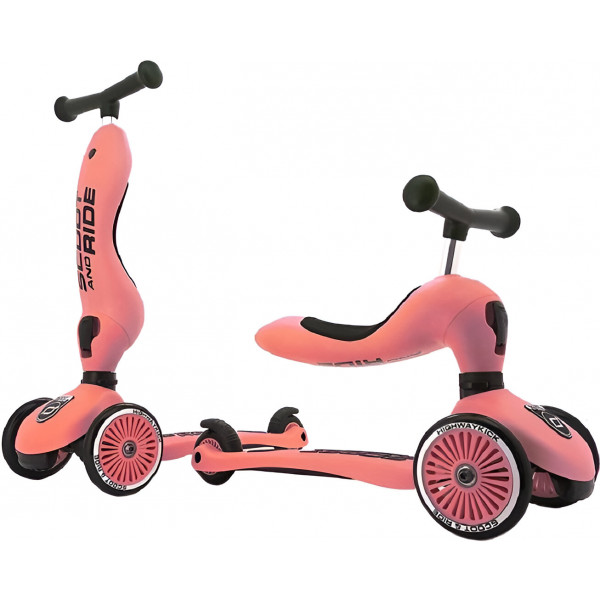 Фото - Триколісний самокат Scoot&Ride Highwaykick-1 (SR-160629-PEACH)