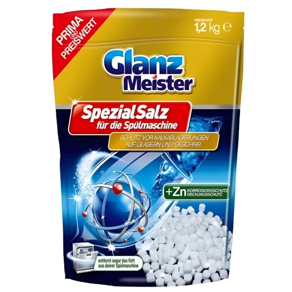 Фото - Сіль для посудомийної машини Glanz Meister 1,2 кг (4260418931471)