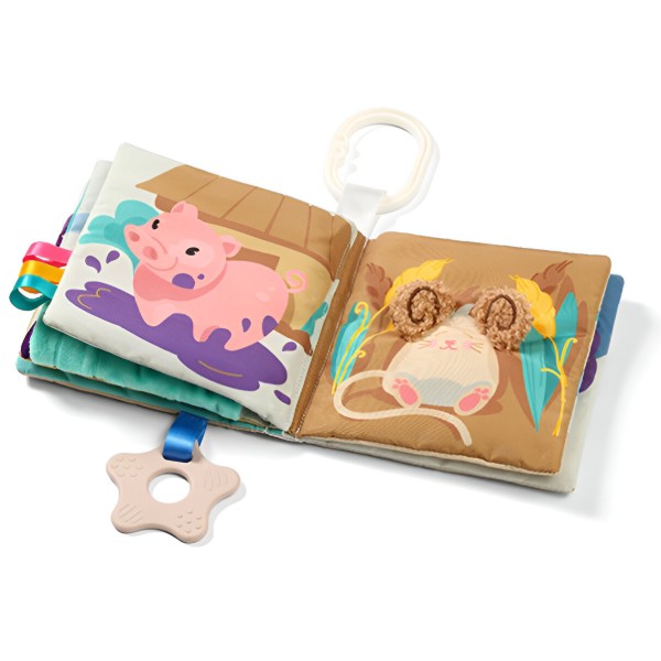 Фото - Книжка-игрушка BabyOno На ферме (1512)