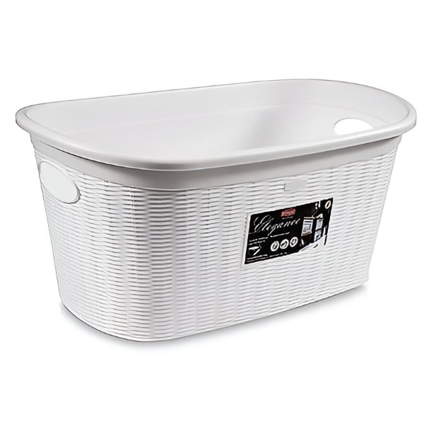 Фото - Корзина для белья Stefanplast Elegance с ручками 35 л (PRO175/1)
