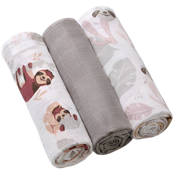 Фото - Набор пеленок BabyOno 3 шт. Grey (348/10)