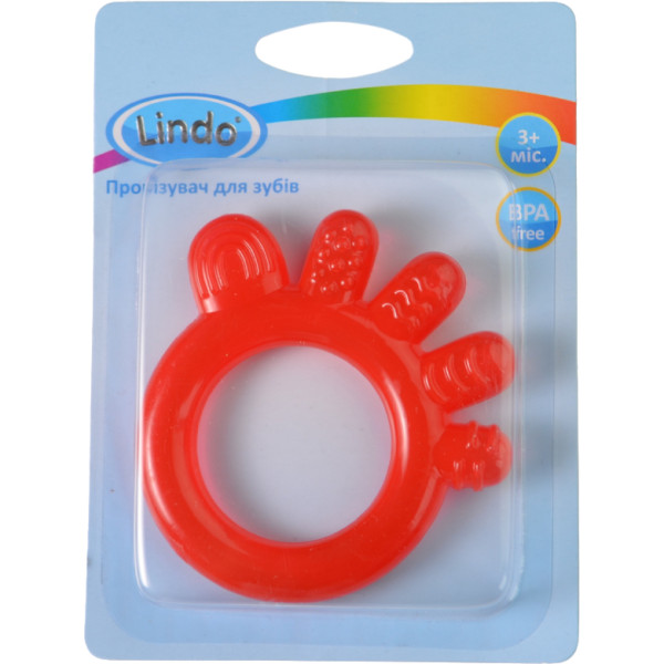 Фото - Прорізувач Lindo рожевий (Pk 086 роз)