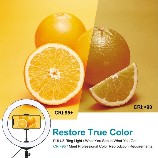 Фото - Набор для блогера Puluz USB LED Lamp 10'' PKT3053B  + штатив 1.1 м