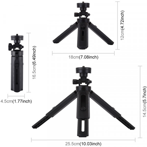 Фото - Набір для блогера Puluz USB LED Lamp 4.7'' PKT3058B + штатив 12 см
