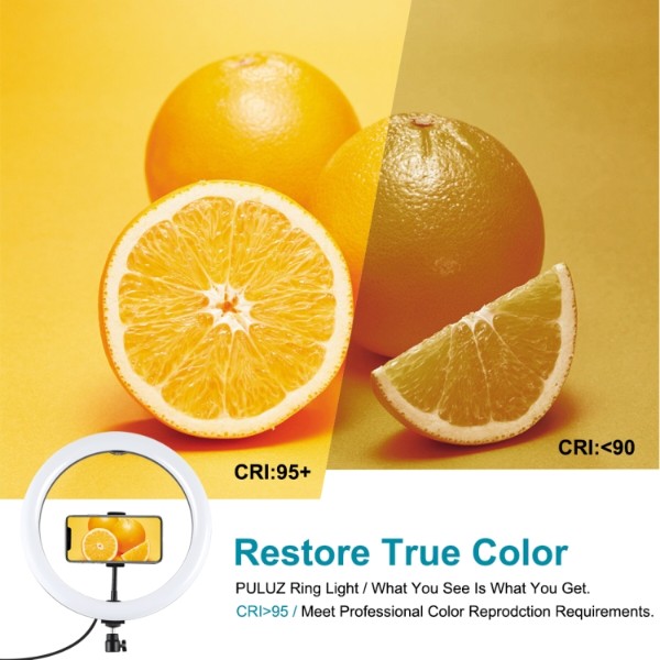Фото - Набор для блогера Puluz USB LED Lamp PKT3069B 10.2" + штатив 1.1 м