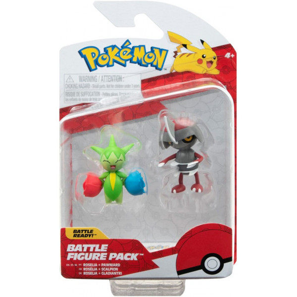 Фото - Набір ігрових фігурок Pokemon W15 - ПОНЬЯРД І РОЗЕЛІЯ (PKW3006)