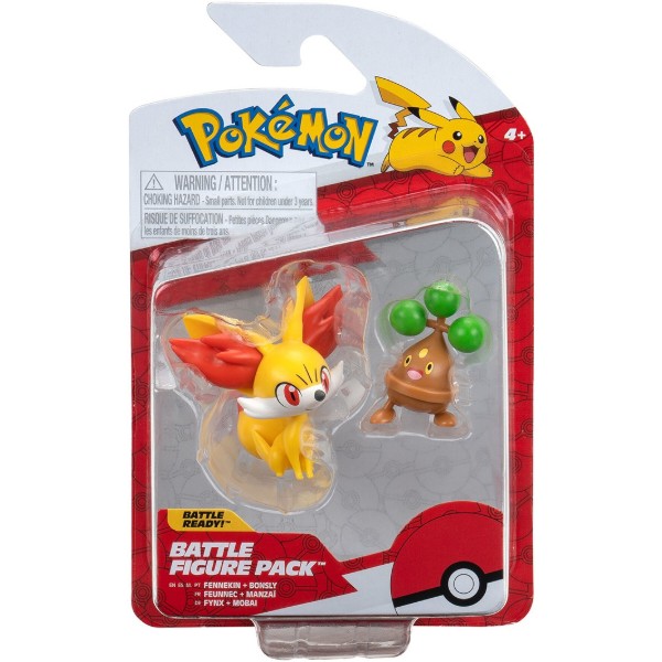 Фото - Набор игровых фигурок Pokemon W16 - ФЕННЕКИН И БОНСЛАЙ (PKW3012)