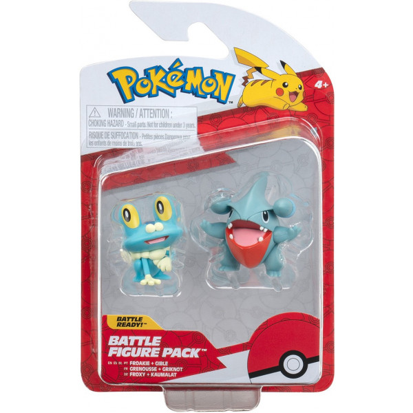Фото - Набір ігрових фігурок Pokemon W16 - ГІБЛ І ФРОКІ (PKW3013)