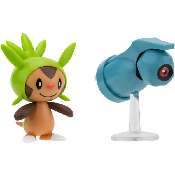 Фото - Набір ігрових фігурок Pokemon W16 - ЧЕСПІН І БЕЛДУМ (PKW3014)