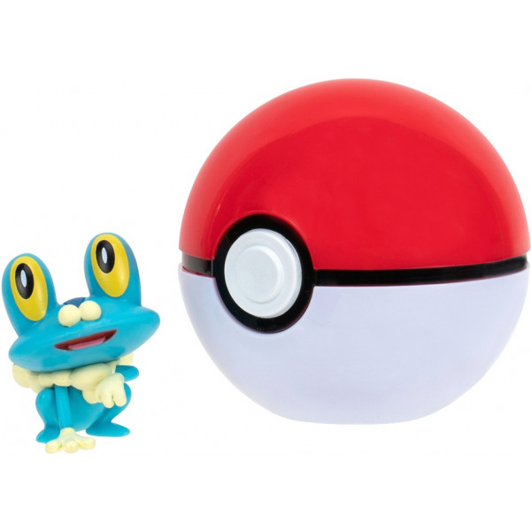 Фото - Набір ігрових фігурок Pokemon W14 - ФРОКІ В ПОКЕБОЛІ (PKW3133)