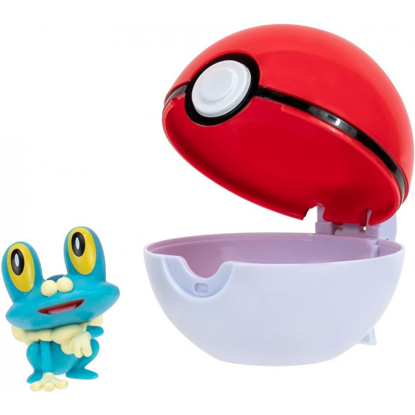Фото - Набір ігрових фігурок Pokemon W14 - ФРОКІ В ПОКЕБОЛІ (PKW3133)