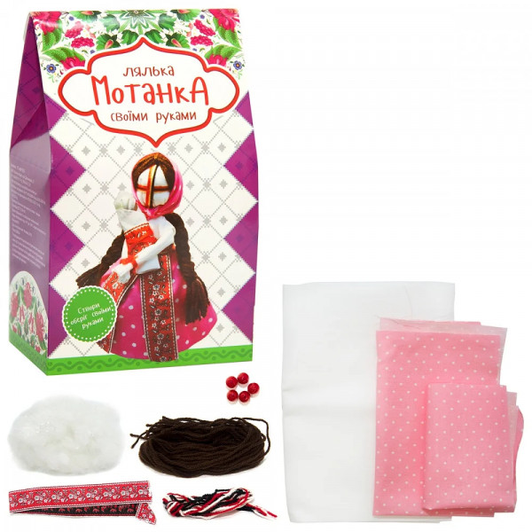 Фото - Набор для изготовления игрушек Strateg Кукла-мотанка "Нянька" (4014)