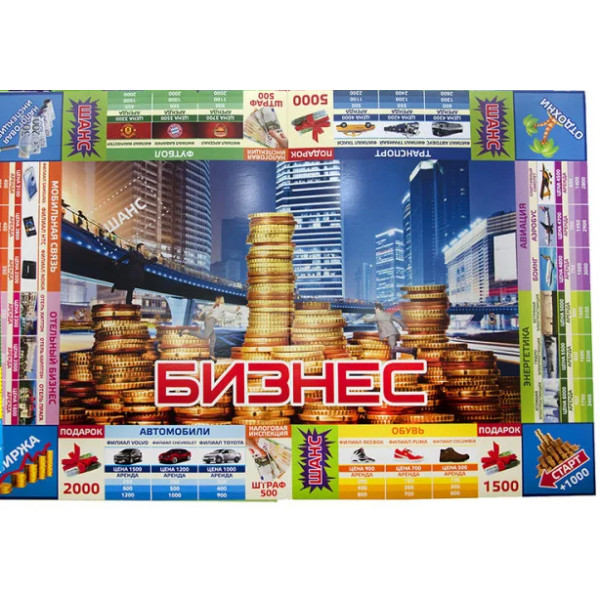 Фото - Настільна гра стратегічна (8+) Strateg Бізнес, рус (362)