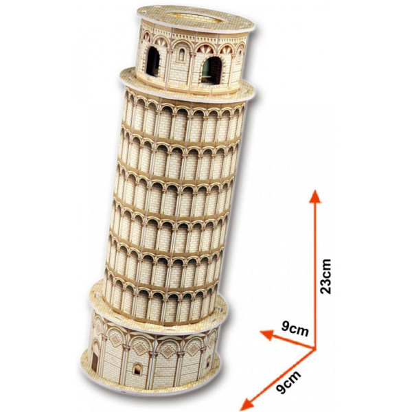Фото - 3D пазли Cubic Fun "Пізанська вежа" серія міні (S3008h)