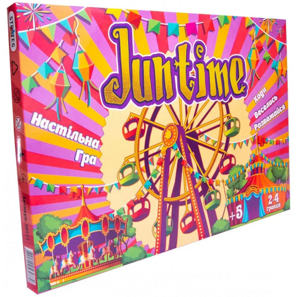 Фото - Настільна гра (5-7 років) Strateg бродилка "JunTime", укр (30511)