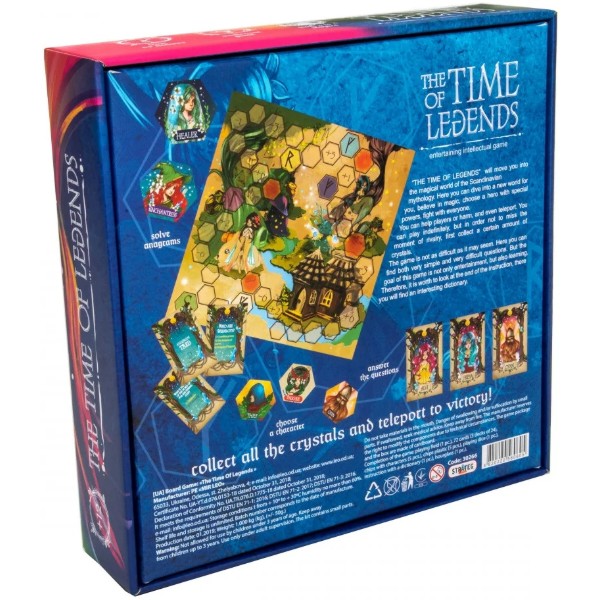Фото - Настольная игра (12+) Strateg "The time of legends/ Время легенд" англ   (30266)