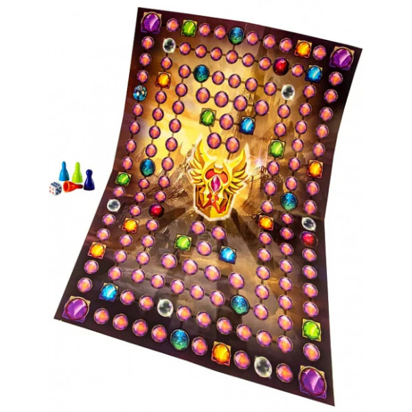 Фото - Настольная игра (5-7 лет) Strateg бродилка "Затерянный мир", рус (40015)