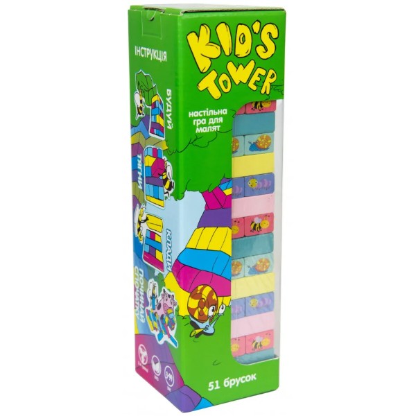 Фото - Настольная игра (3-4 года) Strateg Kid's Tower (укр) (30863)