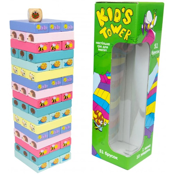 Фото - Настольная игра (3-4 года) Strateg Kid's Tower (укр) (30863)