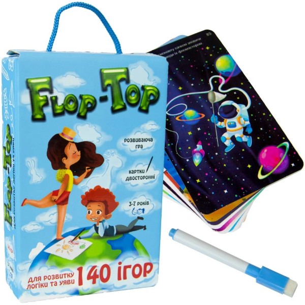 Фото - Настольная игра (5-7 лет) Strateg Flop-Top (укр) (30868)
