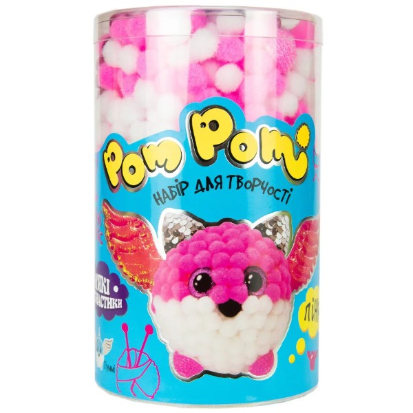 Фото - Набор для изготовления игрушек Strateg Pom pom Пинки (укр) (32015)