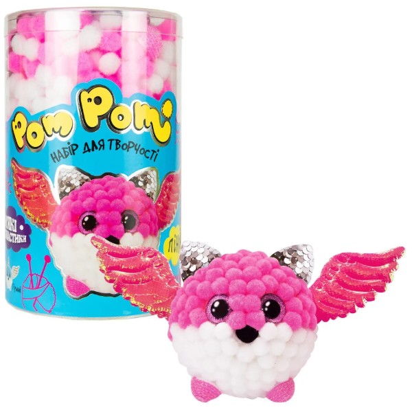 Фото - Набор для изготовления игрушек Strateg Pom pom Пинки (укр) (32015)