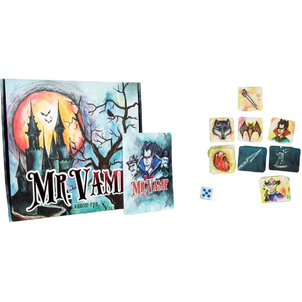 Фото - Настольная игра (12+) Strateg Mr. Vamp (укр) (32060)
