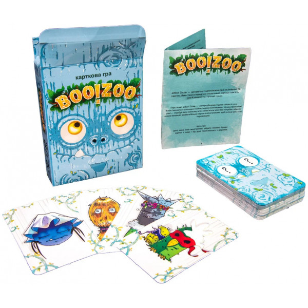 Фото - Настольная игра (8+) Strateg "BOO!ZOO", укр (30219)
