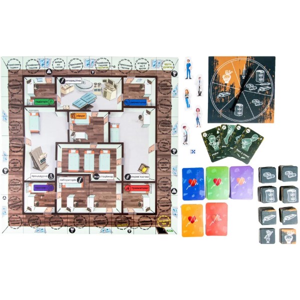 Фото - Настольная игра (12+) Strateg Doctoring - соревнование врачей (укр) (30916)