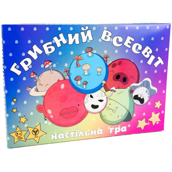 Фото - Настільна гра (5-7 років) Strateg "Грибний всесвіт", укр (30337)