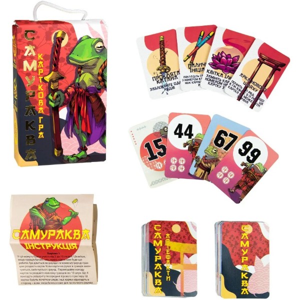 Фото - Настольная игра (8+) Strateg Самураква расширенная версия (укр. яз) (30239)