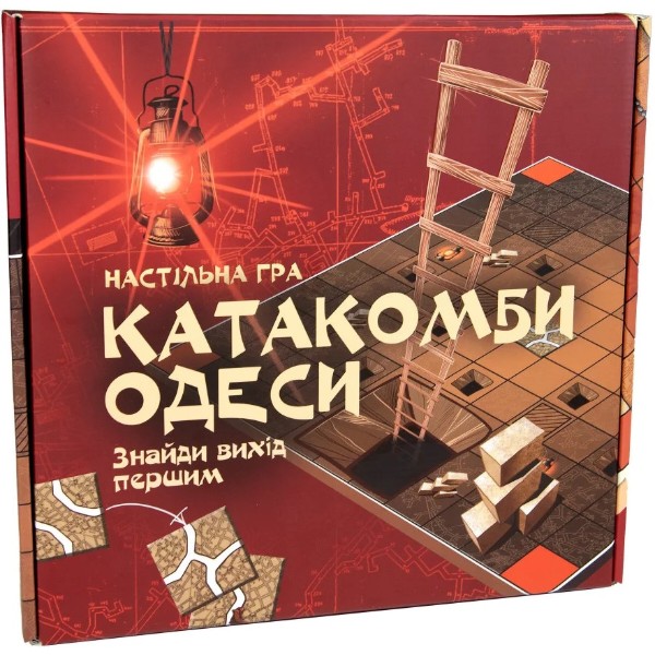 Фото - Настольная игра (5-7 лет) Strateg Катакомбы Одессы развлекательная (укр. яз) (30285)