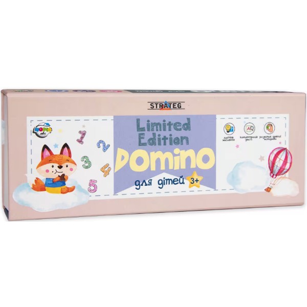 Фото - Настольная игра (3-4 года) Strateg Domino Limited edition бежевая (30737) Фото - Настольная игра (3-4 года) Strateg Domino Limited edition бежевая (30737)