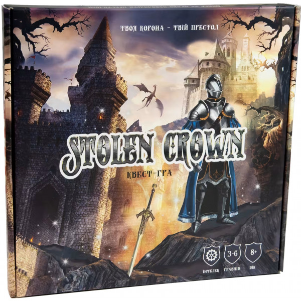 Фото - Настільна гра (8 +) Strateg Stolen Crown українською мовою (30811)