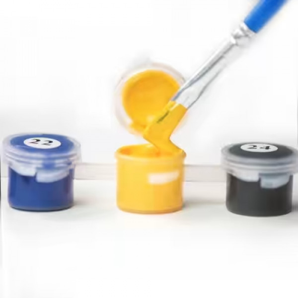 Фото - Картина за номерами Strateg Чорне з білим 40х50 см (DY304)