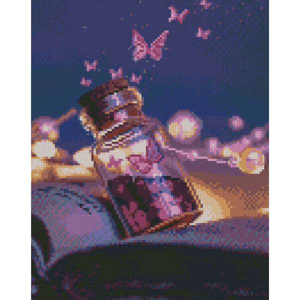 Фото - Алмазний живопис Strateg Скляночка метеликів 30х40 см (HX481) Фото - Алмазний живопис Strateg Скляночка метеликів 30х40 см (HX481)