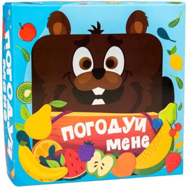 Фото - Настольная игра (3-4 года) Strateg Покорми меня - бобер (укр.яз.) (30378)