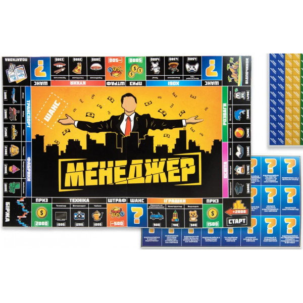 Фото - Настільна гра (5-7 років) Strateg Менеджер (укр.м.) (30342)